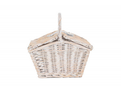 Small White Elegant Picnic Hamper – additional view 2