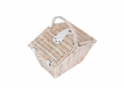 Small White Elegant Picnic Hamper – additional view 3