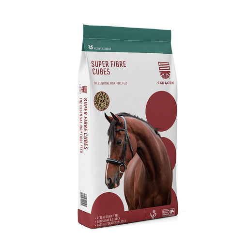 Saracen Super Fibre Cubes – Cereal-Free Cubes for Slow-Release Energy & Digestion – 20kg – current pack image