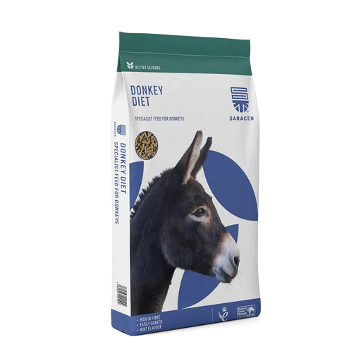 Saracen Donkey Diet – High-Fibre Low-Energy Cubes for Donkeys – 20kg – current pack image