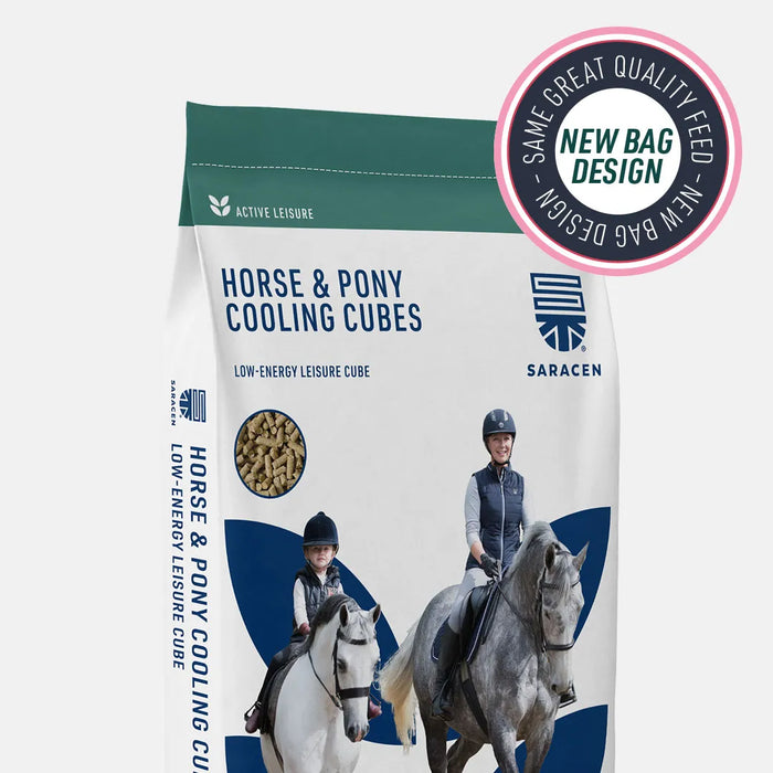 Saracen Horse & Pony Cooling Cubes – Oat-Free Low-Energy Feed for Controlled Condition – 20kg