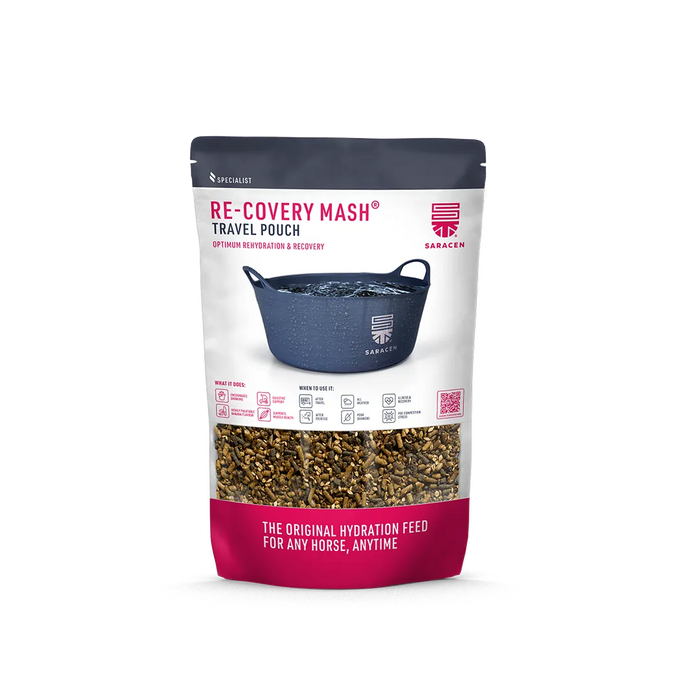 Saracen Re-Covery Mash Travel Pouch – Portable Hydration Mash for Recovery & Gut Health – 1.5kg – current pack image