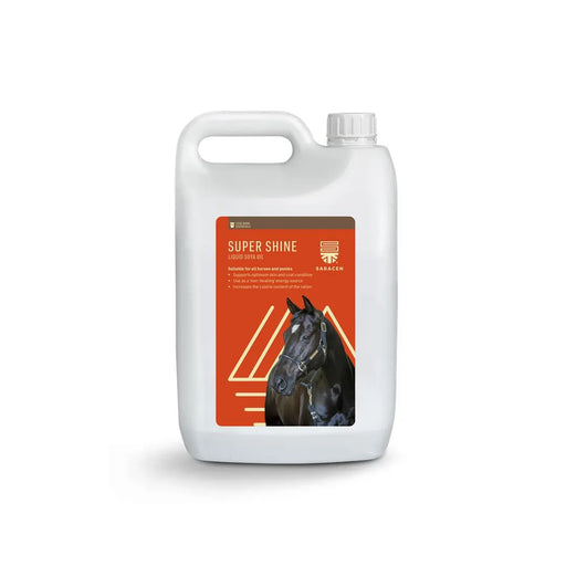 Saracen Super Shine Soya Oil – Non-Heating Energy, Skin & Coat Support – 5L – current pack image