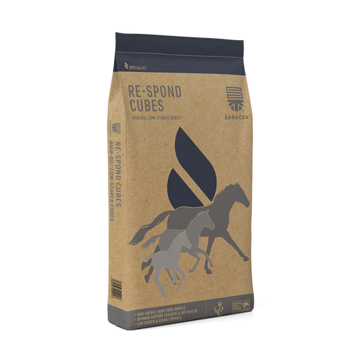 Saracen Re-Spond Cubes – Low-Starch High-Oil Cubes for Controlled Energy – 20kg – current pack image