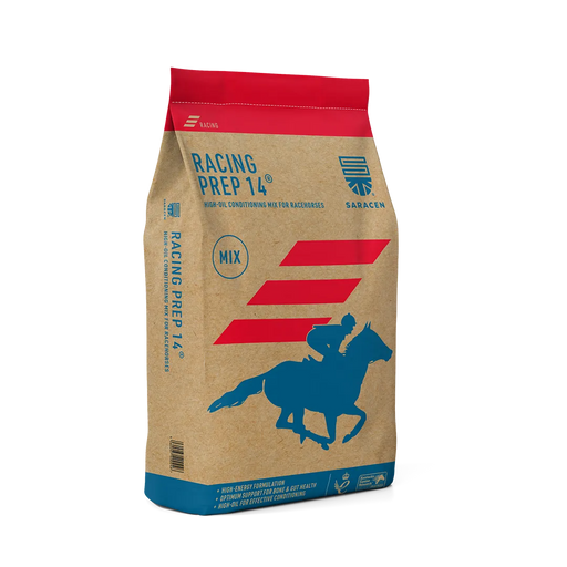 Saracen Racing Prep 14 – High-Oil Conditioning Mix for Racehorses – 20kg – current pack image