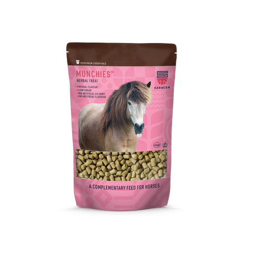 Saracen Munchies 1.8kg – Low-Sugar Peppermint Horse Treats – current pack image