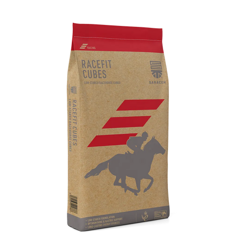 Saracen Racefit Cubes 20kg – Low-Starch High-Fibre Racing Feed – current pack image