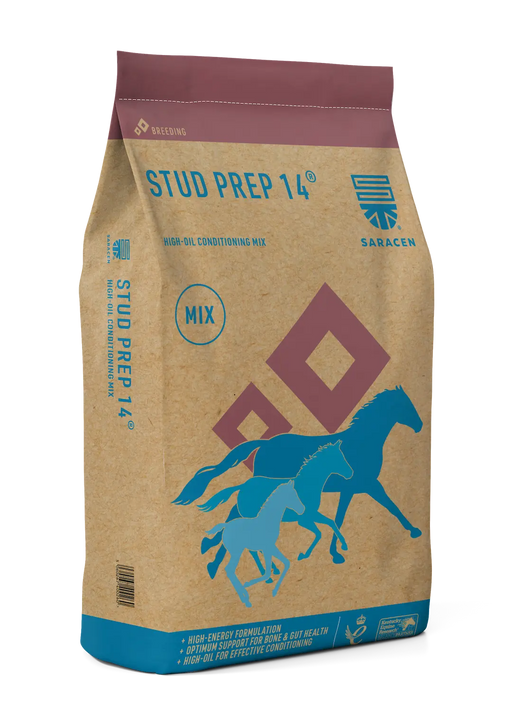 Saracen Stud Prep 14 – High-Oil Conditioning Mix for Breeding Stock – 20kg – current pack image