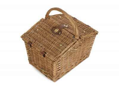 Slope-Sided Light Steamed Willow Picnic Hamper – additional view 2