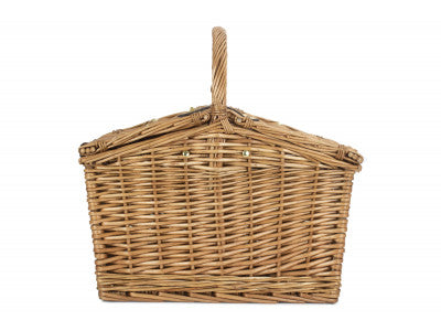 Slope-Sided Light Steamed Willow Picnic Hamper – additional view 3
