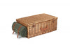 Deluxe Green Tweed 4 Person Picnic Hamper with Flask – view 3