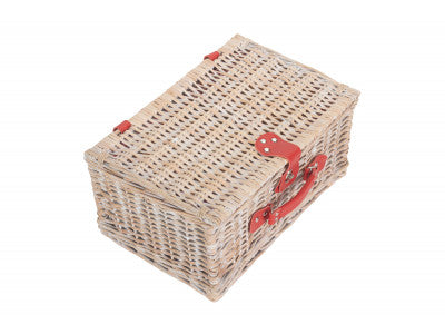 Red & White Gingham 2 Person Fitted Picnic Hamper – view 3