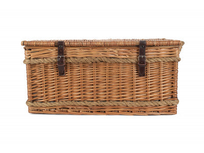 Green Tweed 6 Person Picnic Hamper with Rope Handles – view 3