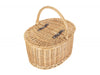 Buff Oval Willow Picnic Basket – product view 2