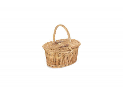 Child’s Oval Lidded Picnic Hamper