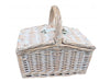 Small White Double Lidded Picnic Hamper – additional view 2