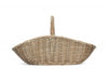 Large Willow Harvesting Basket – Antique Wash & Hessian – view 3