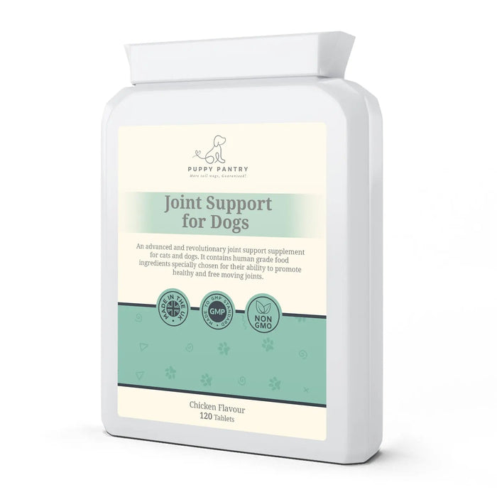 Joint Support Tablets – Chicken (120 Pack)
With glucosamine, chondroitin & MSM for mobility & comfort at all ages