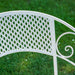 AQUITAINE MESH Garden Bistro 3 Piece - Antique WHITE Ascalon
