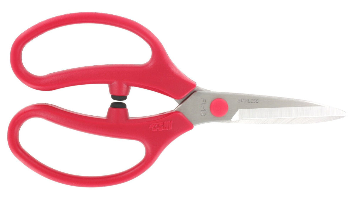 ARS Floristry Scissors – Stainless-Steel Blades & Soft Bow Handles, 180mm (FL-18-BP)