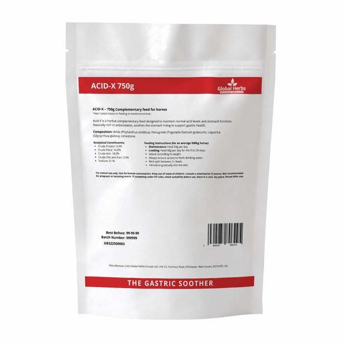 Global Herbs Acid-X Refill Pouch 750g