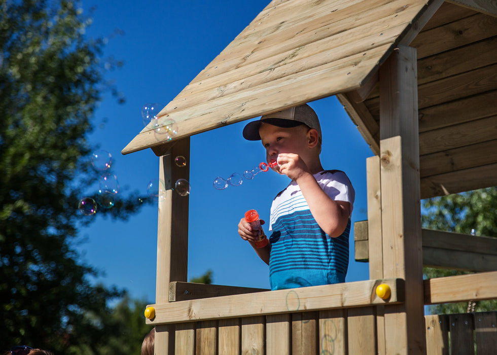 Adventure Peaks Fortress  1  (Carol 1) Climbing Frame and Slide - Chestnut Mill