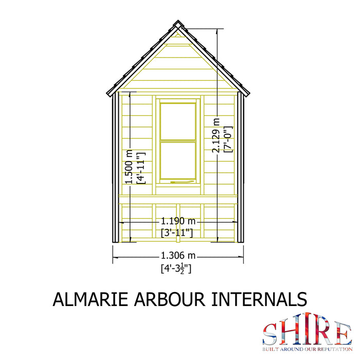 Almarie Garden Arbour - 4'x3' - MAY SPECIAL OFFER