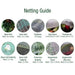 Aluminium Small Hoop Tunnel Kit  - 60cm Tall x 1.15m Wide - Various Lengths and Netting - Chestnut Mill