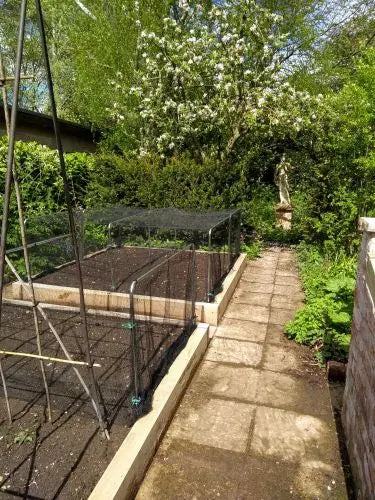 Aluminium Square Garden Hoops - 80cm Tall x 1.15m Wide - Hoops Only - Chestnut Mill