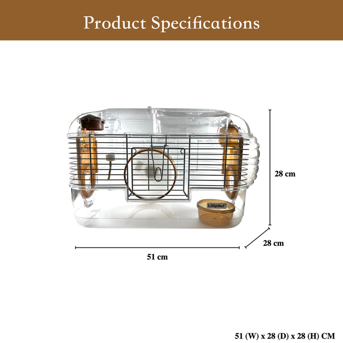 LillipHut Hamster Cage Medium