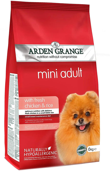 Arden Grange Mini Adult Chicken & Rice Dry Dog Food – 6 kg