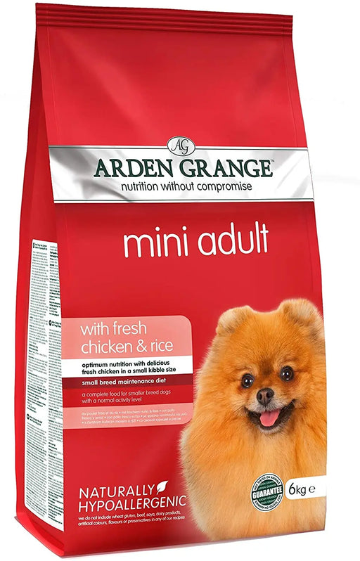 Arden Grange Mini Adult Chicken & Rice Dry Dog Food – 6 kg