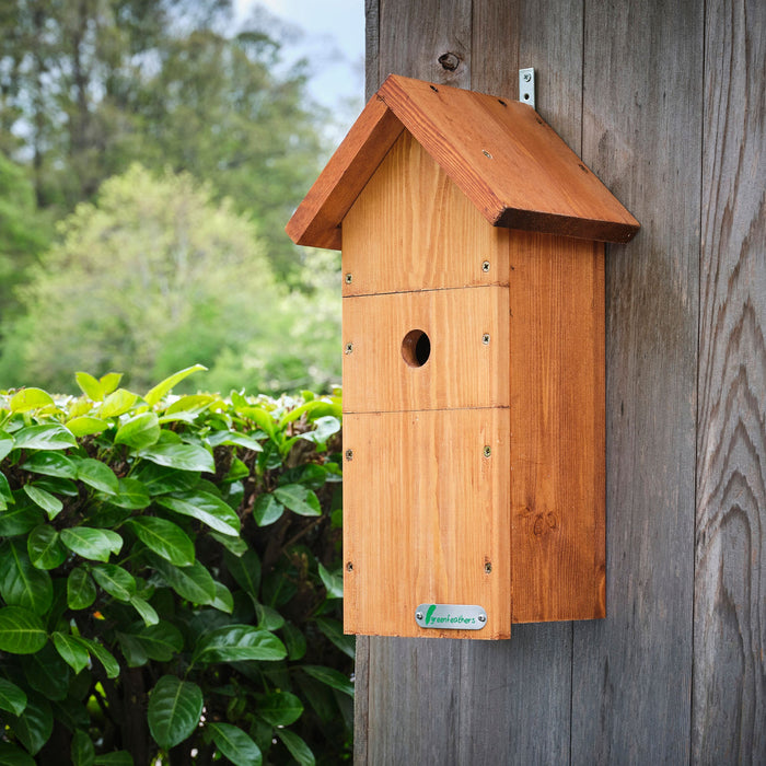 Large Handmade Wooden Bird Box