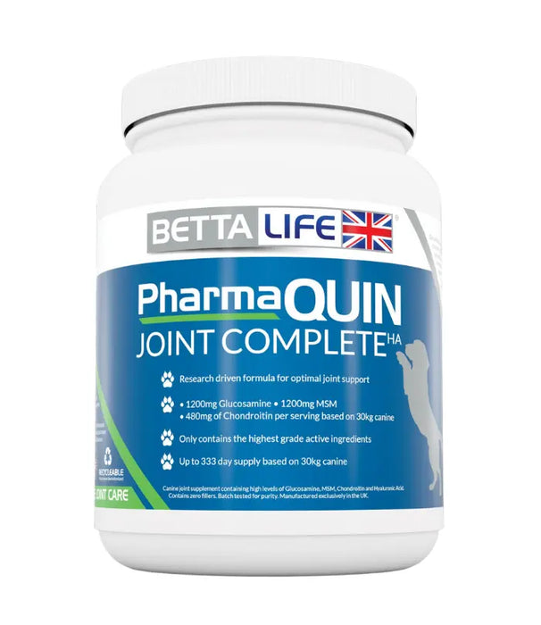 BETTAlife PharmaQuin Joint CompHA Canine - 1kg - Chestnut Mill