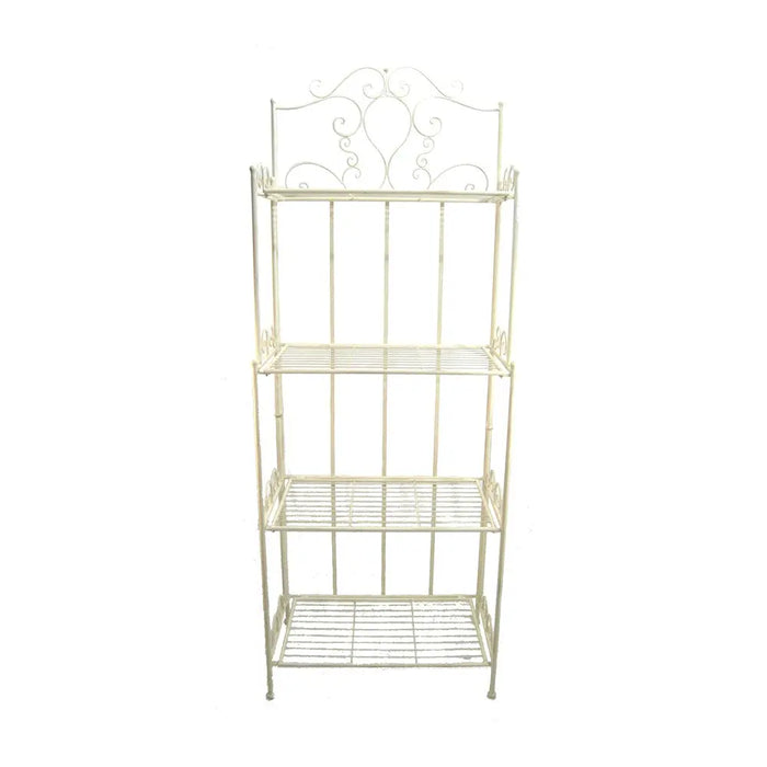 BLASIDON BAKERS RACK 4 TIERD SHELF - CREAM Ascalon