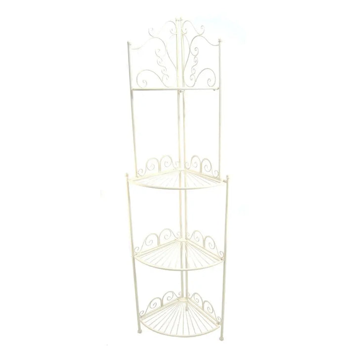 BLASIDON CORNER SHELF 4 TIERD SHELF - CREAM Ascalon