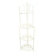 BLASIDON CORNER SHELF 4 TIERD SHELF - CREAM Ascalon