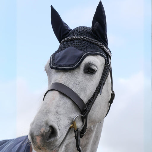 Bucas Show-Line Fly Bonnet – Navy/Grey