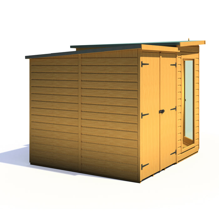 Barclay Summerhouse with side shed - 7'x11'