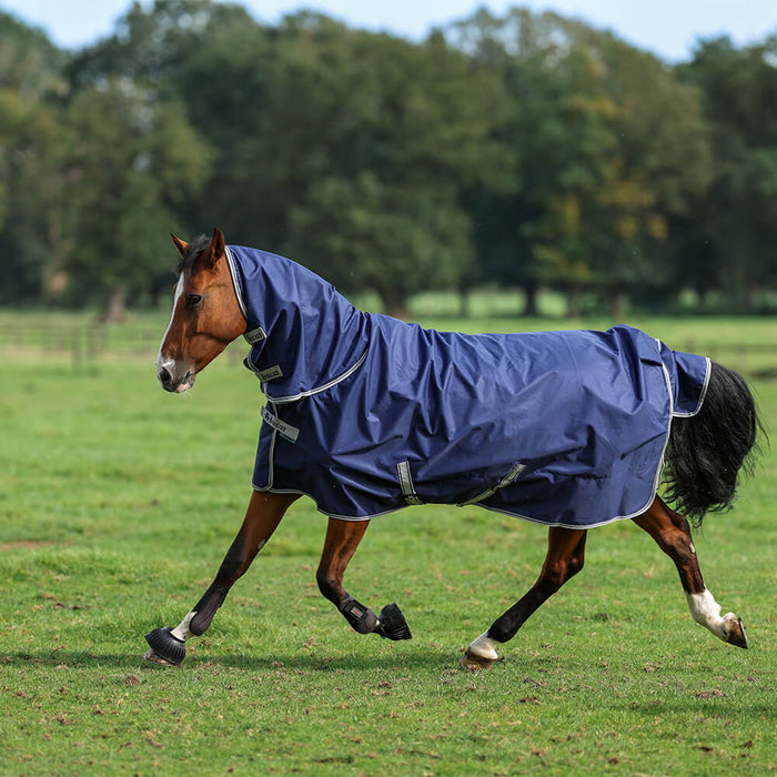 Bucas Freedom Turnout Rug & Neck Cover Set 100g – Navy