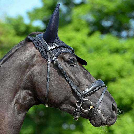 Bucas Show-Line Soundless Fly Bonnet – Navy / Grey