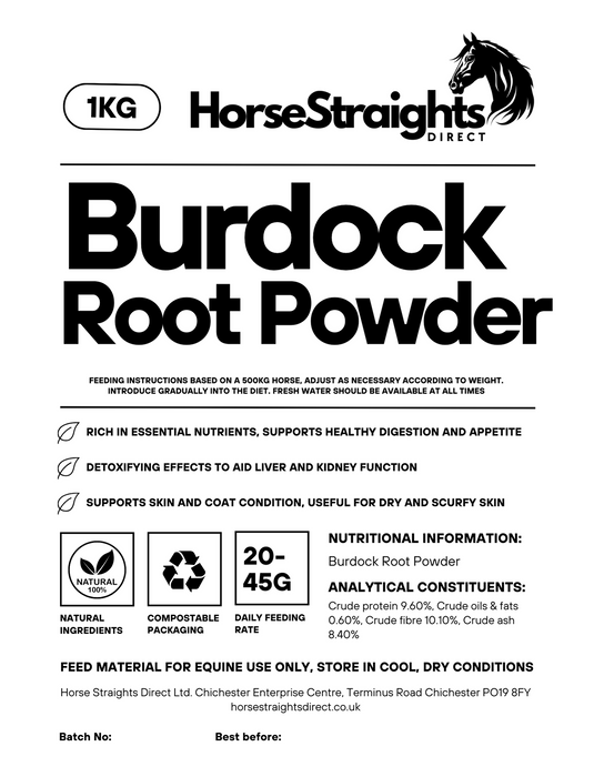 Horse Straights Direct Burdock Root Powder for Horses