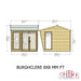 Burghclere Summerhouse Shiplap - 8'x8' - Chestnut Mill