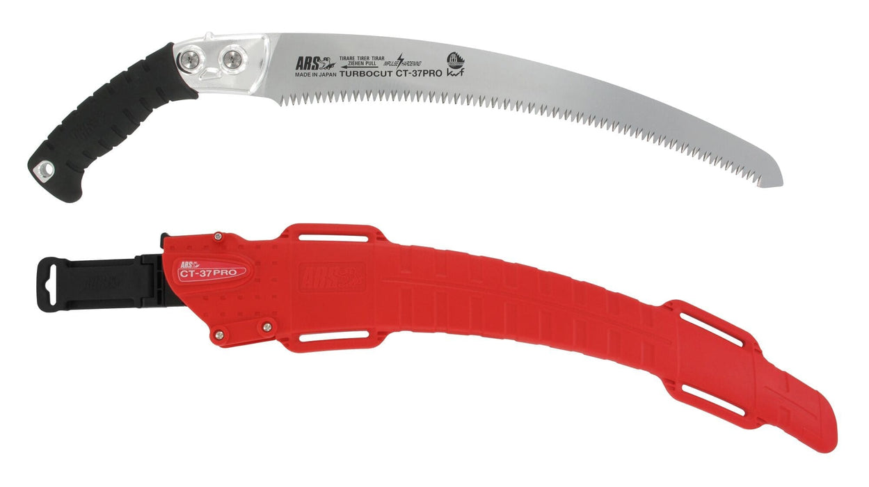 ARS Professional Pruning Saw – Curved Turbocut Blade & Holster, 370mm (CT-37PRO)