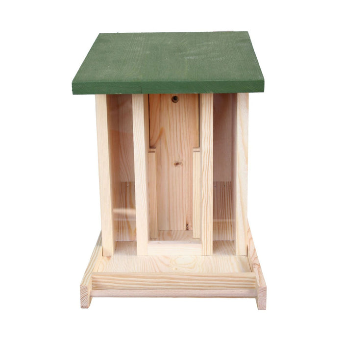 Camera Compatible Wooden Bird Feeder