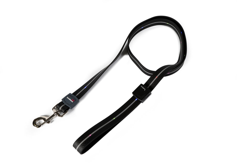 Doodlebone LED Dog Lead - Coal