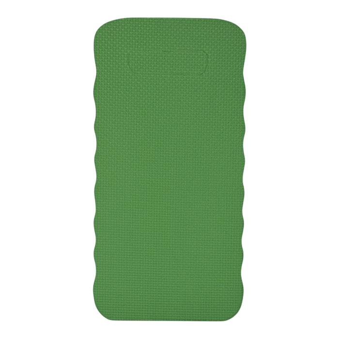 Digger-Hoe Garden Tool with Multifunction Kneeler Mat, Green
