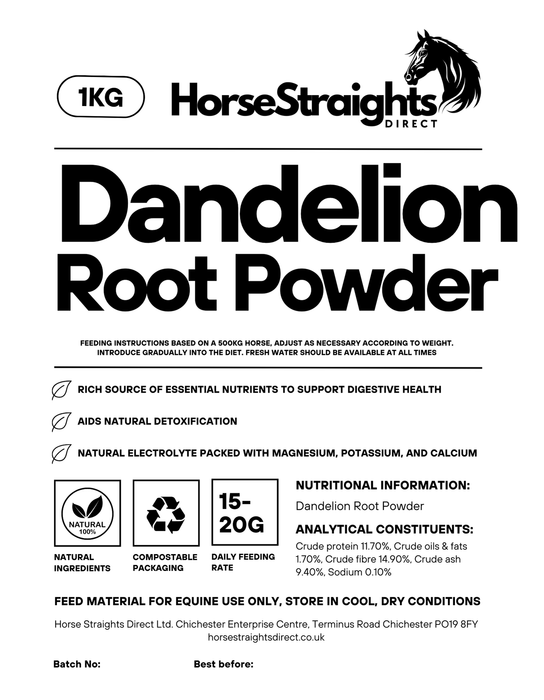 Horse Straights Direct Dandelion Root Powder for Horses