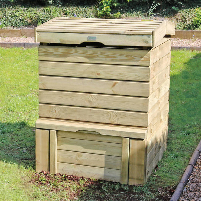 Zest Eco Hive Wooden Garden Composter – 406L