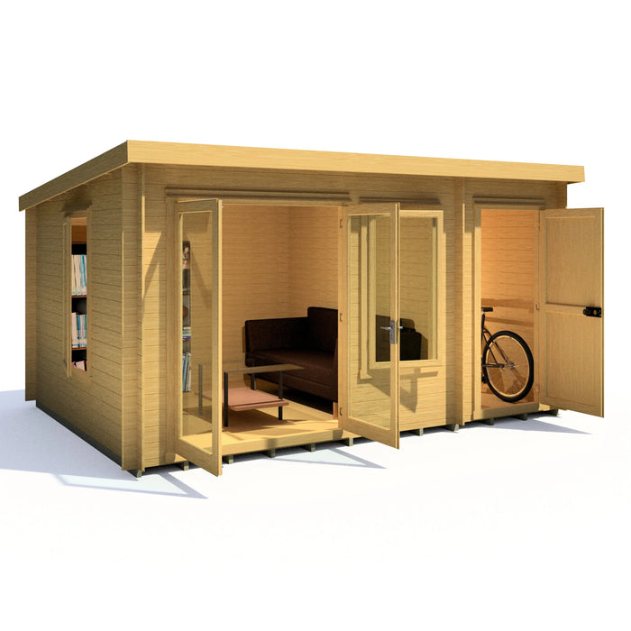 Elm Log Cabin - 10' x 14' - August Special Offer - 11% OFF - Chestnut Mill